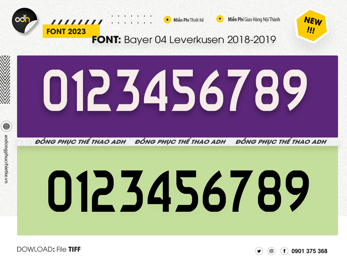 Font Bayer 04 Leverkusen 2018-2019